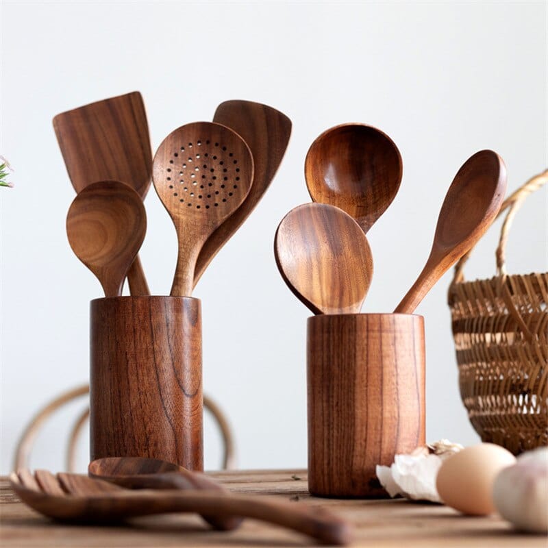 Royal Teak Utensil Organizer™