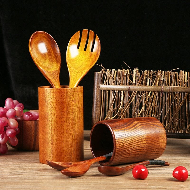 Royal Teak Utensil Organizer™