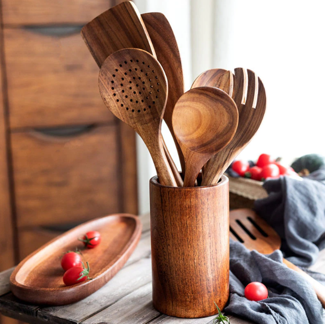Royal Teak Utensil Organizer™