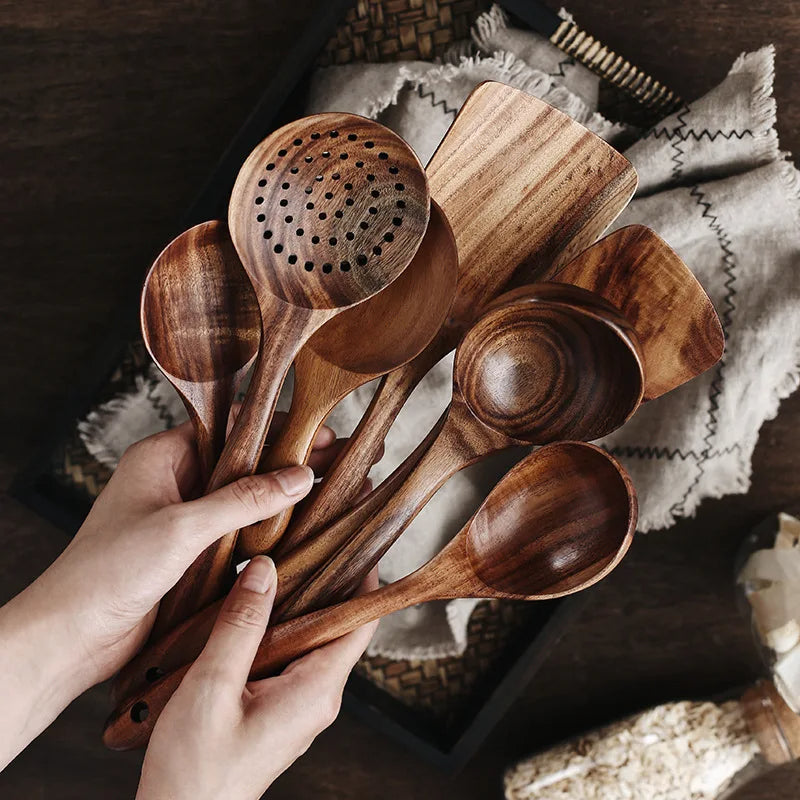 Teak Wooden Utensils